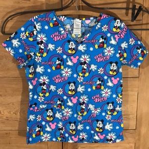 DISNEY MICKEY MOUSE scrubs sz s/ch